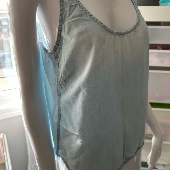 Bella Dahl Denim Relaxed Tank Top - Picture 7 of 8